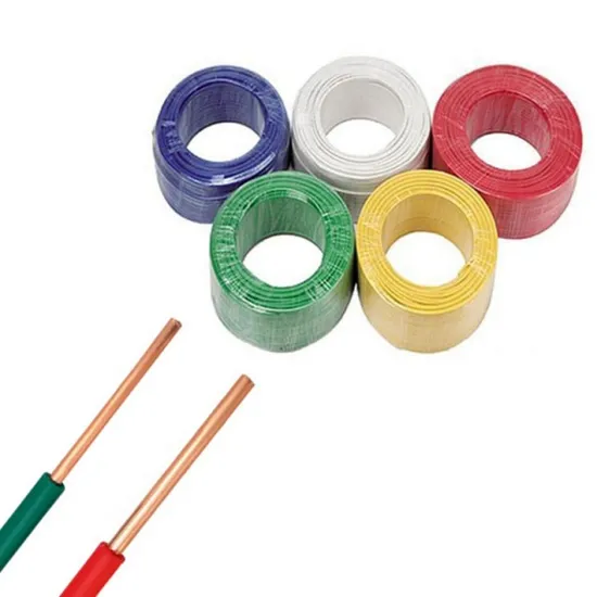 UL1015 PVC 절연 주택 건물 배선 20 AWG 벌거벗은 구리 도체 단일 코어 1.5mm 2.5mm 전선